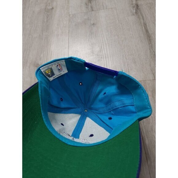 Vintage Charlotte Hornets Snapback Hat 90s - Picture 10 of 12